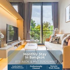 Asoke Luxury High Rise - Steps to BTS and MRT - WiFi
