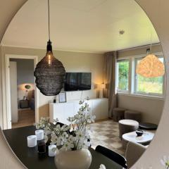 Stor leilighet nær flyplass, buss og natur