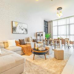 Amazing Rooftop Pool - Full Canal Views - 1 BDR - 5 min walk from Space42 Arena - Heart of Raha Beach