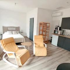 Large studio avec terrasse