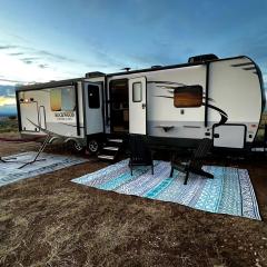 Spacious Camper on a Llama Rescue Ranch with Stunning Views near Questa, New Mexico