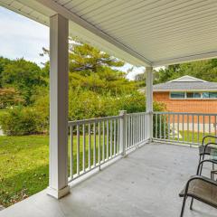 5 Mi to Downtown Baltimore Quiet Home with Porch