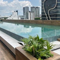 Apartamento con Balcón - Piscina - Gym - Cowork