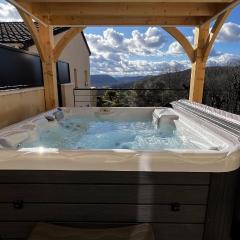 Maison avec spa privatif et vue sur la vallée