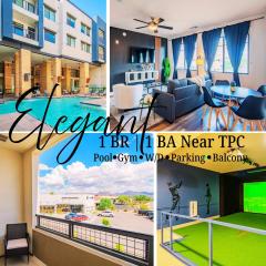 Peaceful 1BR Kierland Common, TPC Golf, Pool, Gym, W-D