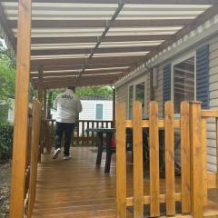 Mobilhome a la deco zen camping sur soulac