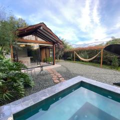 Cabaña Lembos Jacuzzi con vista al cielo