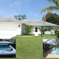 Stunning Fenced Home with Heated Pool & Hot Tub