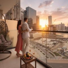 KeyRock Living - Zada 1BR with Pool & Gym Access