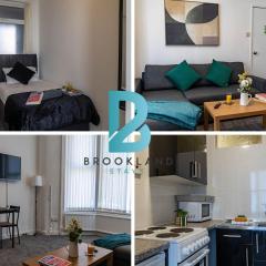 One Bedroom Flat by Brookland Stays Serviced Accommodation Short Lets Blackpool with Free WiFi