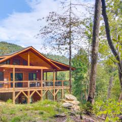 Amazing Waterfall! New Scenic Black Mtn Log Cabin
