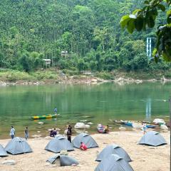 Classified riverside camping