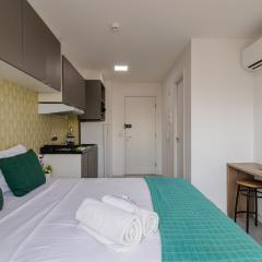 Flat no Tatuape com Wi-Fi, Academia e Pet Friendly