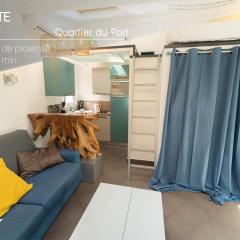 SK3 Studio avec mezzanine, quartier du Port à Nice