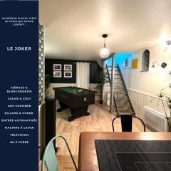 LE JOKER - T2 proche gare - Billard - Wifi - TV