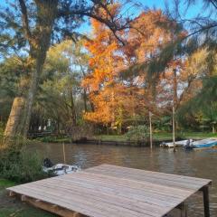 Cabaña entre arboles