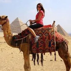 Pyramids old stone hotel