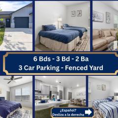 NEW 1 Story Townhome 6 BDs 5 Mile Baylor Scott & White Fenced Backyard - Professionally Managed by Stay Albatross