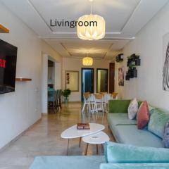 Modern large apartment in Gueliz walking distance to train station and everything