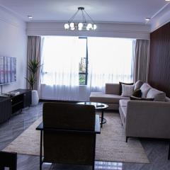 stunning two bedroom apartment with joking track, sauna, swimming pool fully equipped gym ample parking space and amazing breathtaking city views