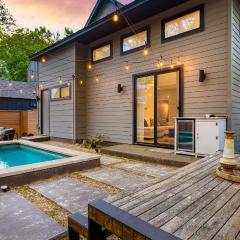 Private Pool Firepit Patio Steps to East Austin Dining Music Art Murals