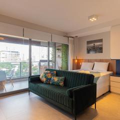 Éden Studio - Apartamento das Estrelas - Vaga, Wi-Fi, e Piscina no Brooklin