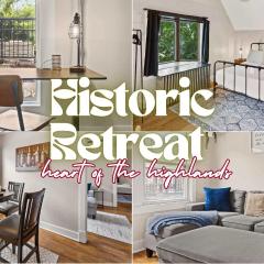 Historic Retreat in the Heart of the Highlands