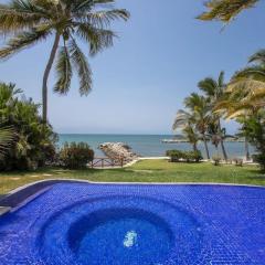 Oceanfront Retreat with Private Pool and Jacuzzi