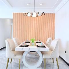 luxury elegant furnished three bedroom apartment with children playing ground,swimming pool relaxing rooftop with amazing city views, ample parking space and proximity to major shopping malls