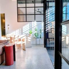 Light filled inner city warehouse apartment