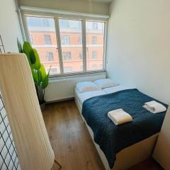Copenhagen Studio Double Bed and Kitchen 2