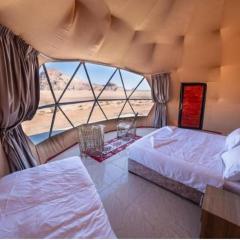 Sunrise Colors Camp Wadi rum