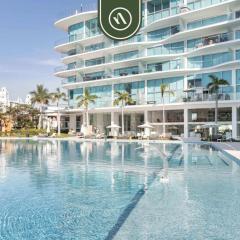 New 2BR APT - Beach Access - Pool - GYM - Jacuzzi