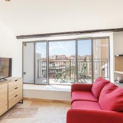 Apartment with rooftop view of Halles