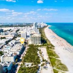 OCEAN DRIVE Beach Art Deco, 2camas,Cocina, TvW