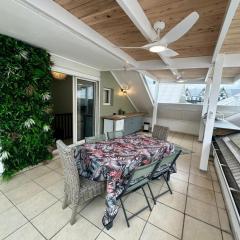 Les pieds dans l'eau