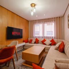 New 2BR AC 5min from City Center-4 to 5Guests