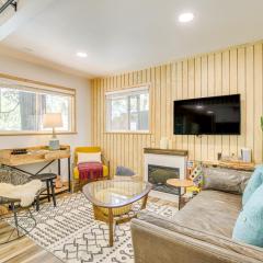 1 Mi to Lake Cozy Crestline Cabin with Hot Tub!