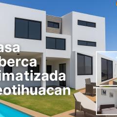 Casa Moderna c Alberca Climatizada 5 min Pirámides
