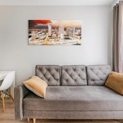 Luxury & Stylish Apartment in Wola Warsaw, Balcony