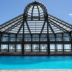 Cómodo depto para 5 personas con vista al mar piscina y wifi 20