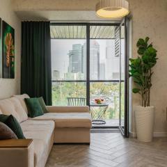 Apartment with a view of Tashkent City in NRG U-Tower