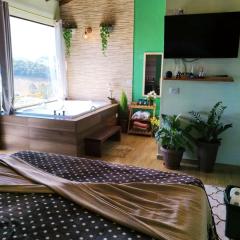 Chalé horizonte azul