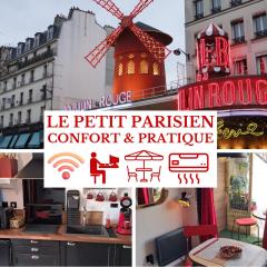 Le Petit Parisien- Bienvenue - Netflix - Terrasse - Parking - Porte de Paris - Climatisation - Guide visite à Paris OFFERT