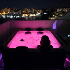 Nautica bulles jacuzzi privatif vue lac marin