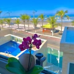 Apartment Pé na Areia - Oceanfront - with Gourmet Balcony