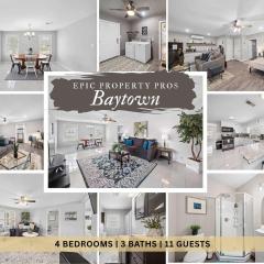 Baytown Getaway Patios BBQ Family-Friendly