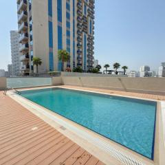 Vogue One Bedroom Apartment with balcony, access to amazing Pool, Kids Area, located Jumeirah Village Circle JVC