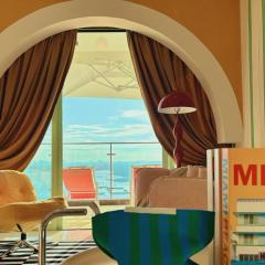 Dooga Ins-Retro Pastelland Seaview Bathtub by Doogahome Homestay