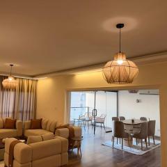 Lux Skyline 3BR Apt With Nile View Balcony